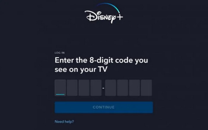 activate disney plus on tv