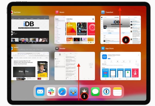 close app on ipad