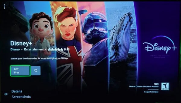 install disney+ on xbox