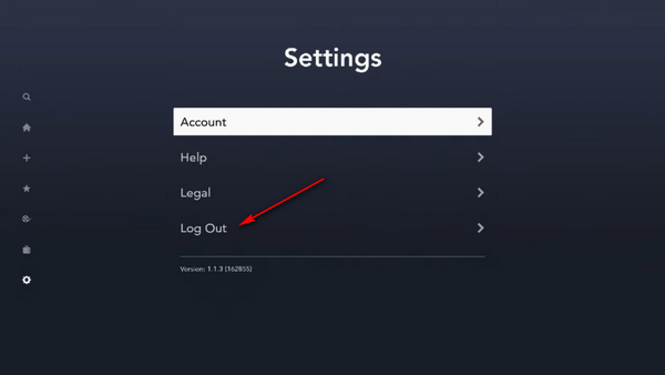 log out disney plus on roku