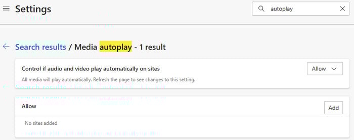 enable browser to autoplay youtube playlist