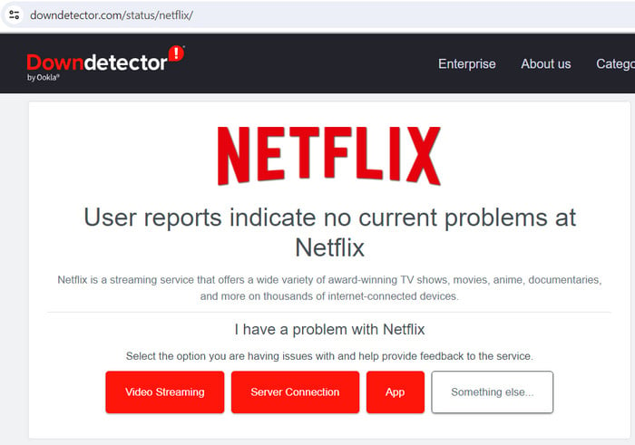 netflix detector