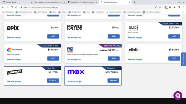 peacock add-on directv peacock channel
