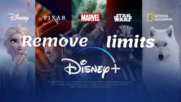 remove disney+ download limits