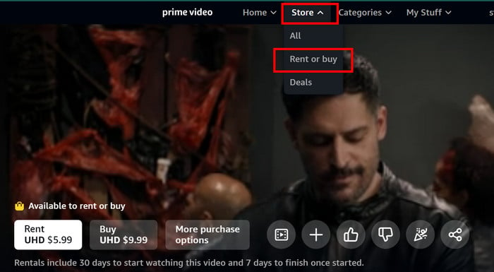 rent amazon movies