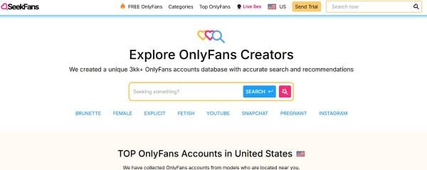 search onlyfans seekfans