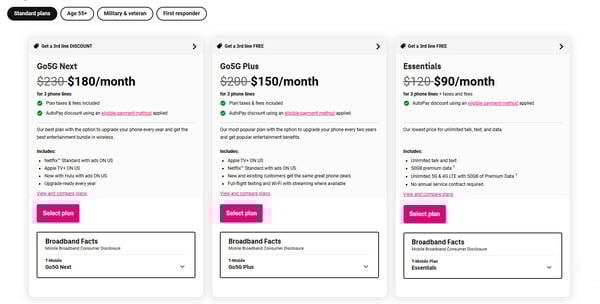 tmobile plan