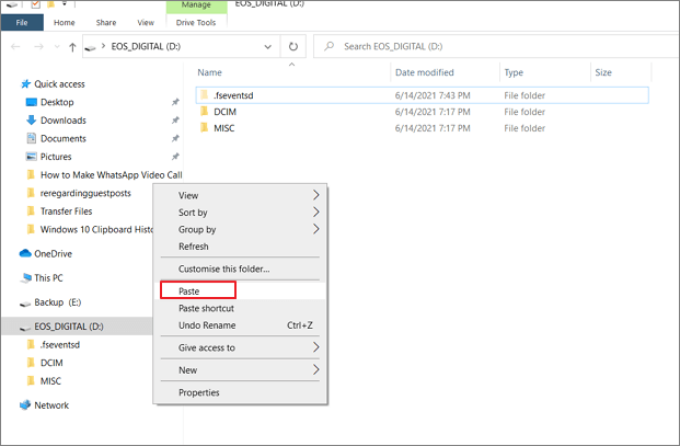 transfer downloads to usb drive